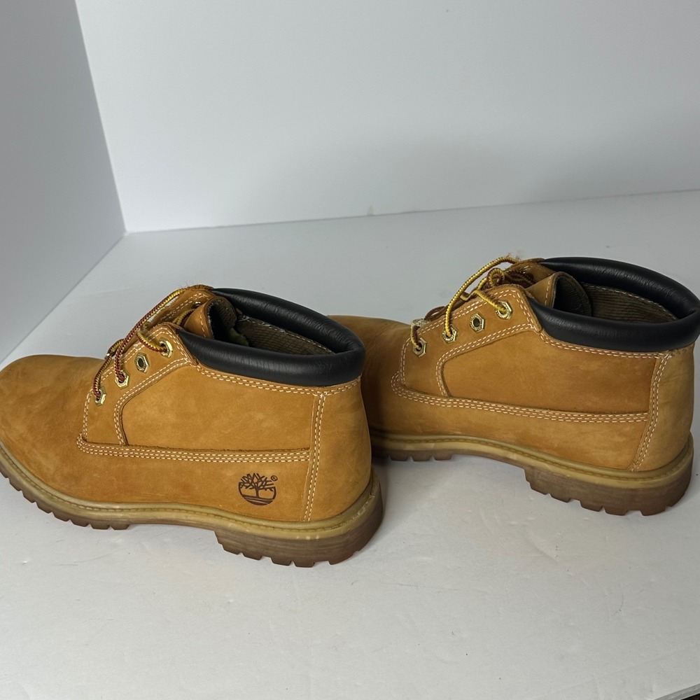 Timberland Nellie Chukka Double Waterproof Wheat Nubuck Boots Womens 8M 23399